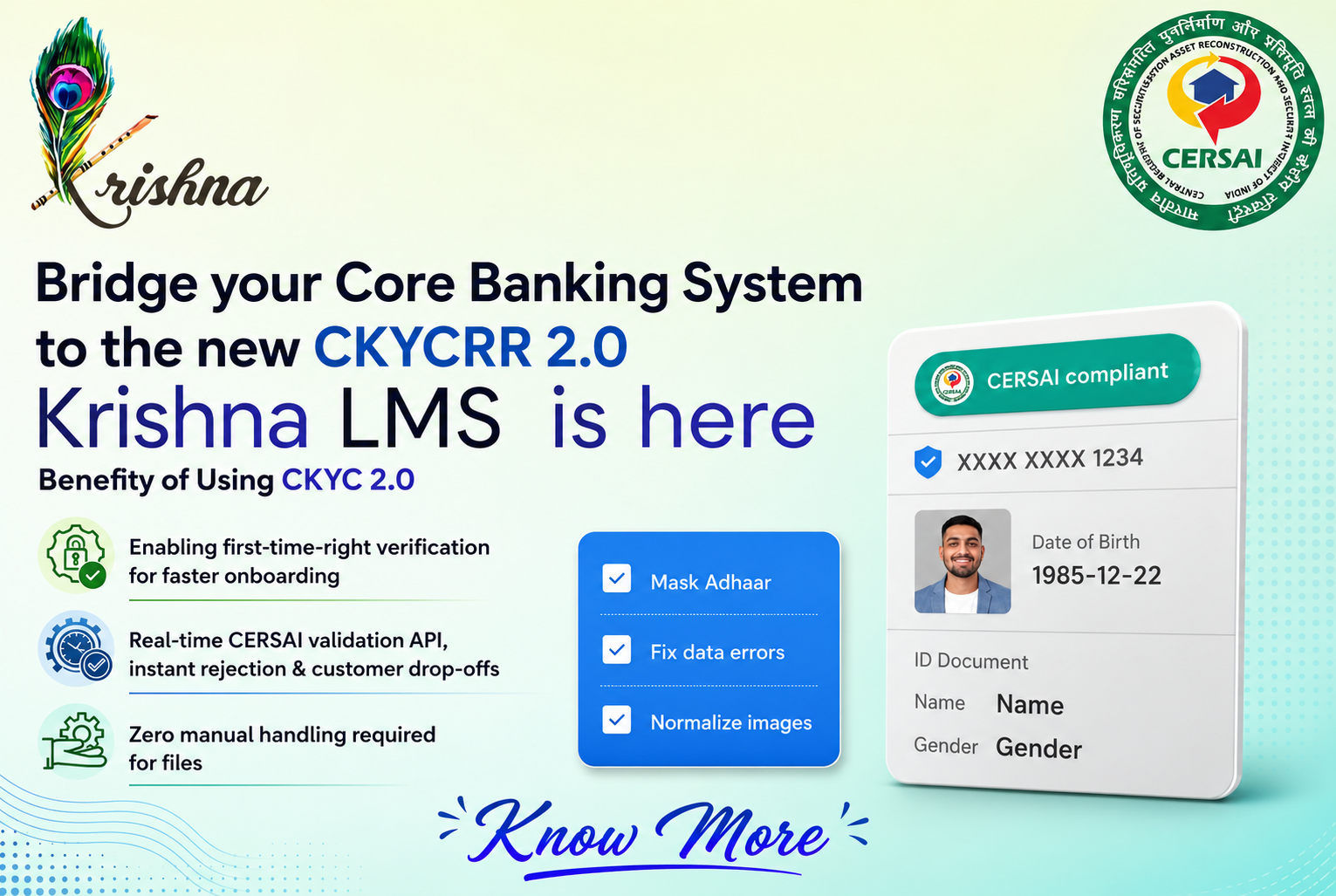 CKYCRR 2.0 Solution with Krishna